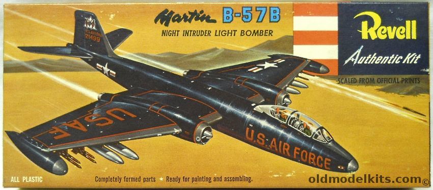 Revell 1/81 Martin B-57B Canberra - Night Intruder Light Bomber 'S' Issue, H230-98 plastic model kit